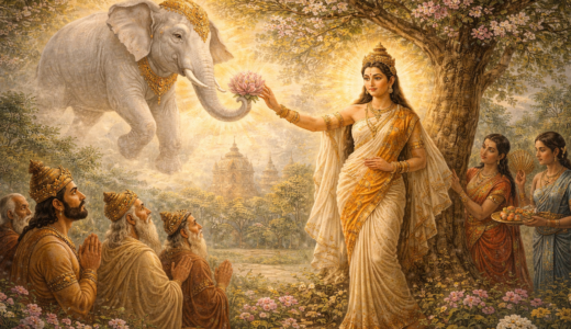 【仏教入門2-3】ブッダ誕生の物語｜仏伝に描かれる白い象の予知夢とルンビニーでの誕生
