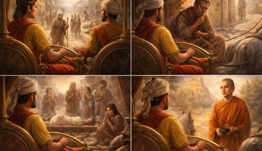 【仏教入門2-6】四門出遊とは？ブッダ出家の理由と仏教の核心をわかりやすく解説