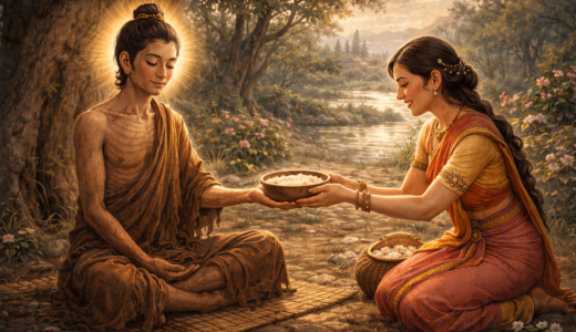 【仏教入門2-9】ブッダはなぜ6年の苦行を捨てたのか？スジャーターの供養と悟りへの転換点